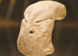 Mysterious Sculpture with Elongated Skull Intrigues Researchers