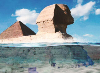 Evidence suggests the Pyramids and Sphinx were submerged