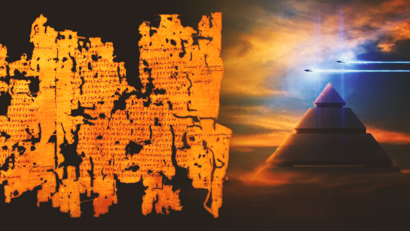 Papiro Egípcio descreve encontro com OVNIs • Alienigenas do Passado